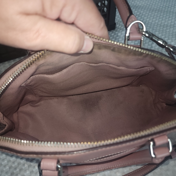 COACH GUC SMALL RETIRED BLUSH PINK SIERRA DOMED SATCHEL CROSSBODY BAG - Picture 8 of 10